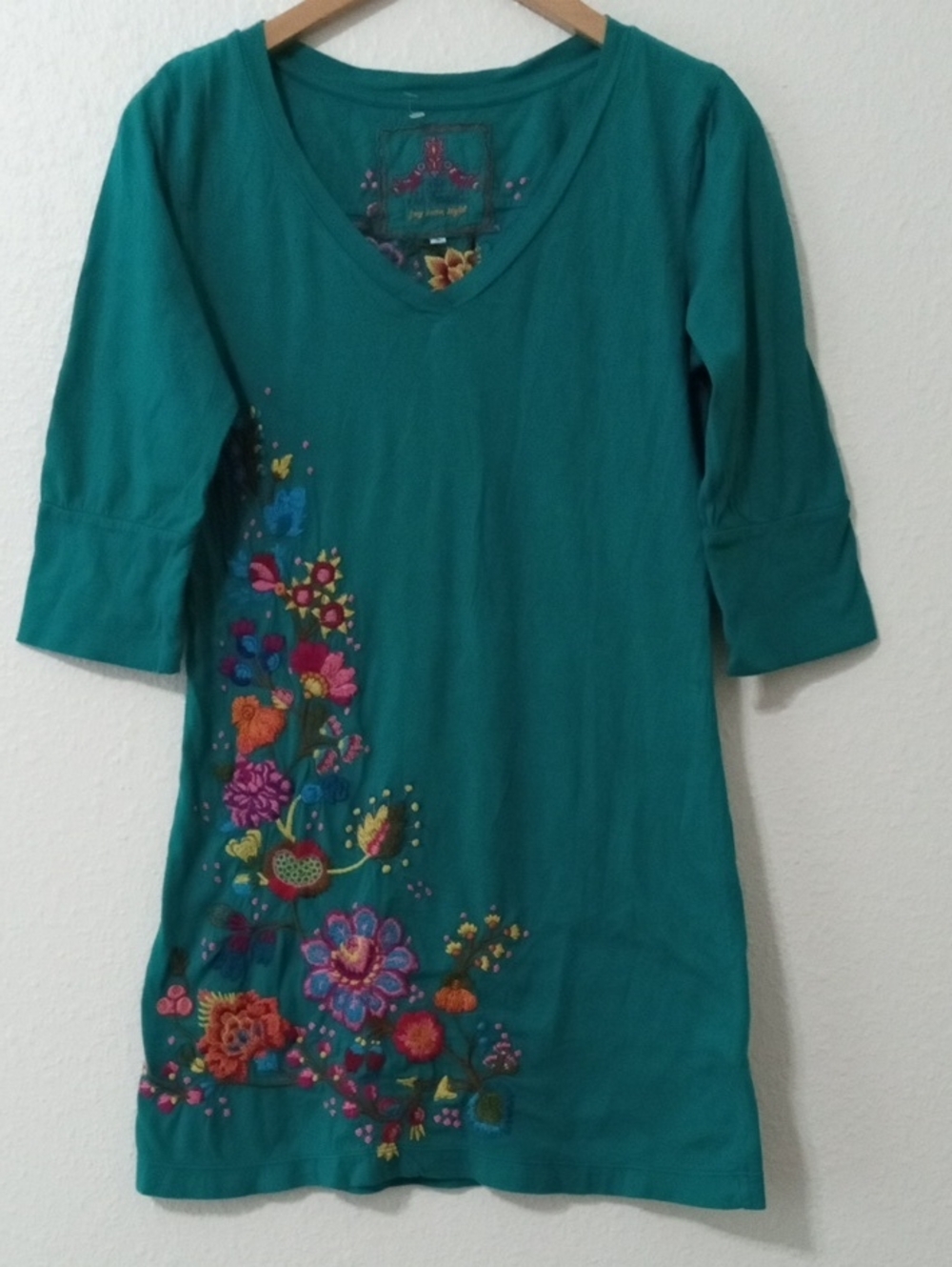 Johnny Was Embroidered Tunic Top Or Mini dress